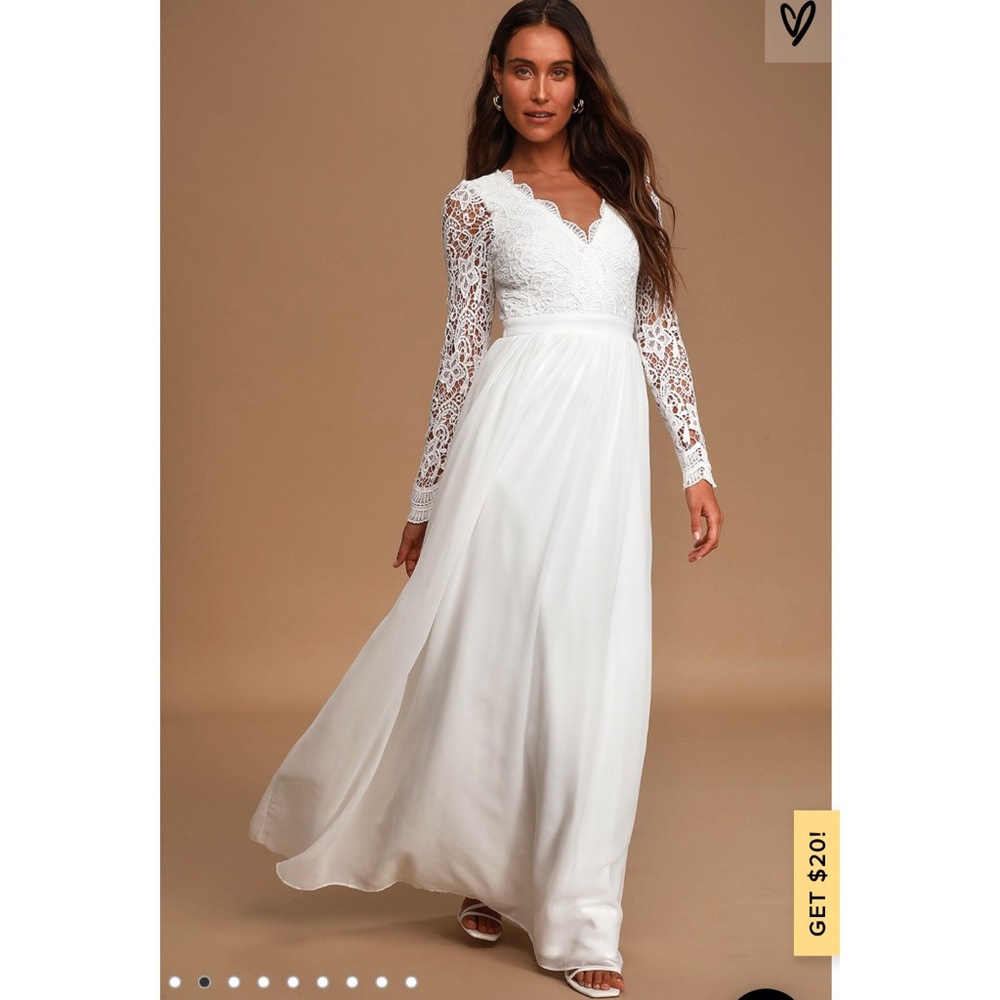 Lulu’s White Wedding Dress